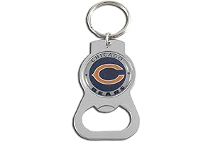 Siskiyou Sports Chicago Bears Bottle Opener Key Chain for Tailgating and Game Days