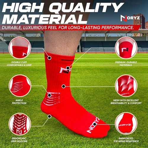 GRIP SOCKS SOCCER, Soccer Grip Socks, Soccer Socks Men, Grip Socks Men, Media Antideslizante para Hombre Futbol3