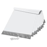 Fuxury Large Poly Mailers 19x24 Inch 100 Pack&comma;Self Adhesive Shipping Bags for Clothing&comma;Waterproof Shipping Envelopes Mailers Poly Package Bags for Small Business&comma;Flexible Mailing Bags White