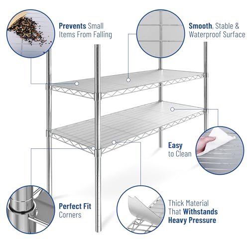 image for Sterling Shelf Liners Wire Rack Covers: Long-Lasting Shelf Liner Cover