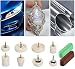 Produktbild 8Pcs Polierscheibe aus Baumwolle, Polishing Buffing Pad, Polier Wheel Für Manifold Edelstahl Chrom Aluminium Schmuck Holz,mit 2Pcs Polierpaste Polierwachs