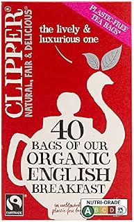 Clipper Fairtrade Organic English Breakfast 40 Tea Bags