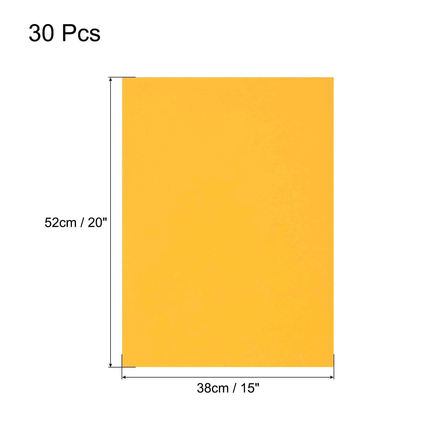 QUARKZMAN 30 Fogli Cartoncino Dorato 20" x 15" 200gsm/75lb Carta Spessa
