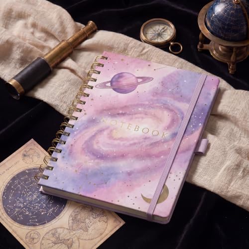 Cuaderno de rayas A5 universitario de 160 páginas con tapa dura para oficina 4