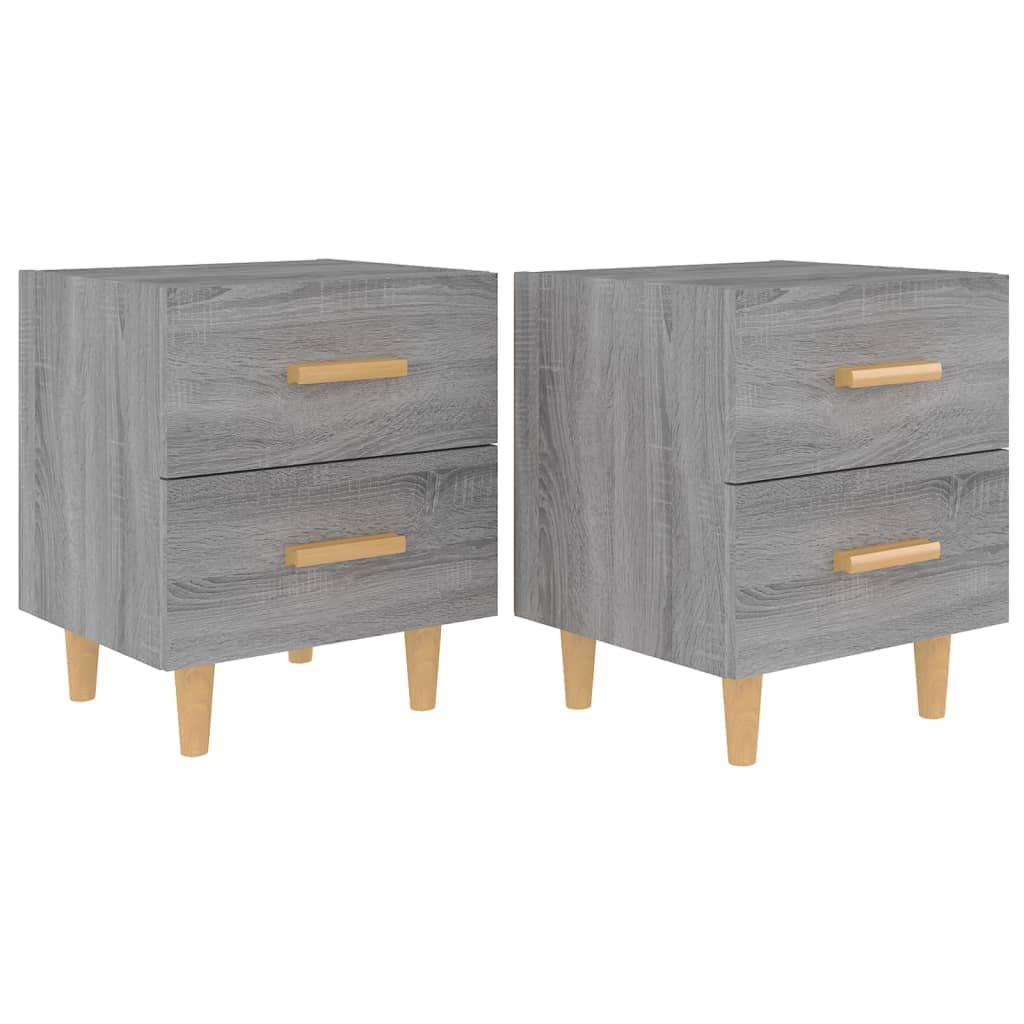 Table de chevet rustique lot de 2 pour une ambiance cocooning dans la chambre