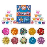 Elmer's 10 Days of GUE Pre-Made Slime Variety Pack, Sweet Retreat Countdown Calendar, Includes 20...