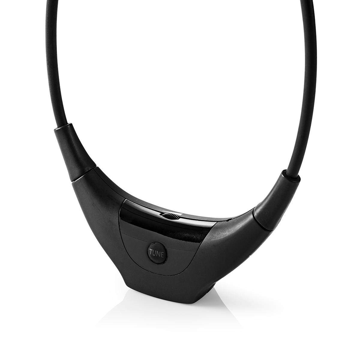 Casque TV sans Fil - RF - Intra-Auriculaire - Durée de Lecture maximale de Batterie: 4.5 Heures - 35 m - Audio numérique - Station de Charge - Contrôle d'équilibre - Noir