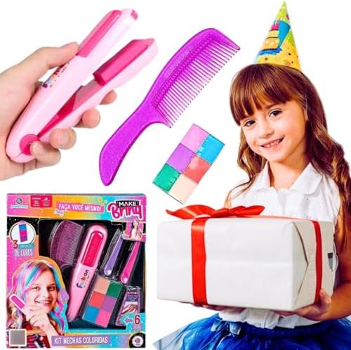 Kit de beleza brinquedo camarim infantil presente menina 3 anos f...