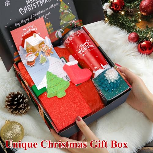 Christmas Gifts Basket for Women, Xmas Self Care Spa Gift Set for Her, Mom, Wife, Girlfriend, Sister, Coworkers, Boss, Teacher, Nurse, Christmas Tumbler Blanket Holiday Gift Box - Image 6