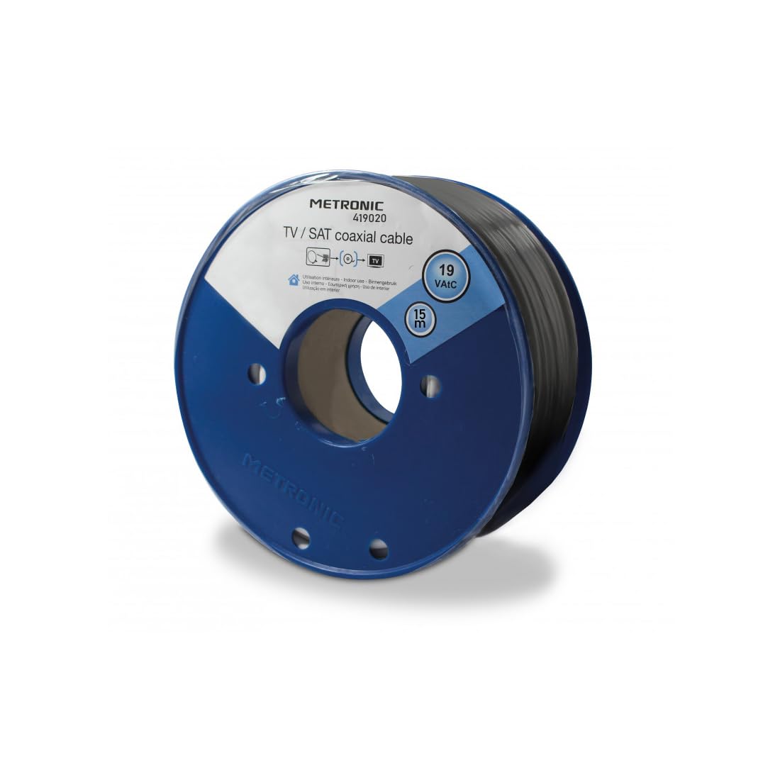 Cavo coassiale in bobina schermato