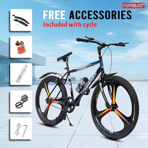 Image of MATELCO ONE MG26 MAGWHEEL 26 inch Mountain Cycle (Single Speed) (Blue)