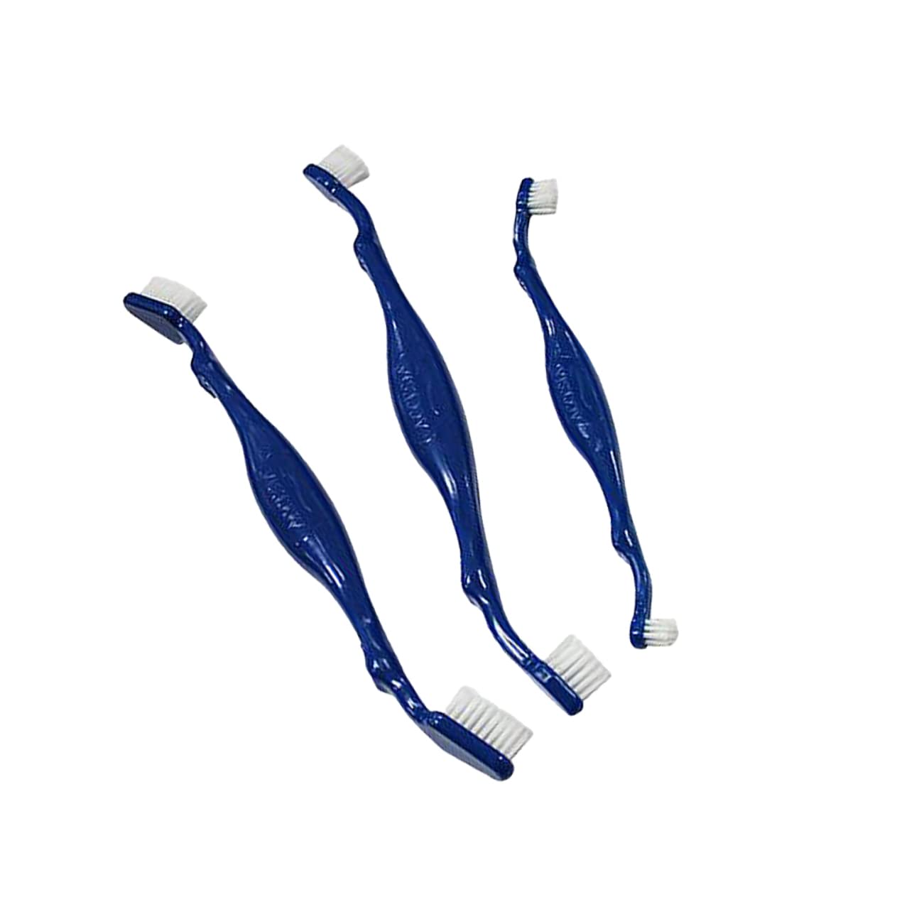 SUPVOX 9pezzi Spazzolino Per Cani Doppia Faccia Con Manici Lunghi e Setole Morbide Kit Completo Per La Pulizia Dei Denti e Massaggio Delle Gengive Degli Animali Domestici