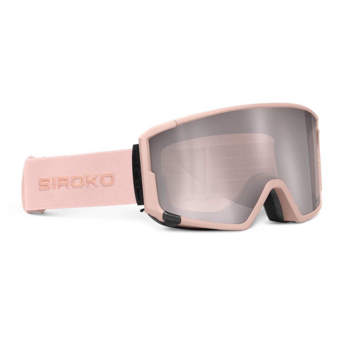 SIROKO - Maschera da Sci e Snowboard con Lente Magnetica G3 Tara Rosa