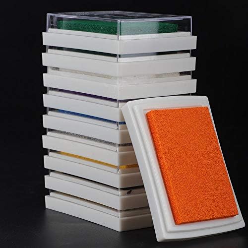 16-Pack Craft Ink Pad Stamps DIY Printing Craft Stamp Pad for Paper, Wood Fabric & Finger-Print Drawing, Scrapbooking