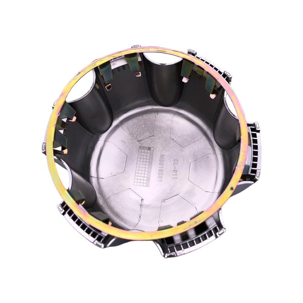 4 Tapas Centro Tapacubos para Mitsubishi Montero Sport Pajero Wide XR-II 1997-2004, Tapas de Rueda de Aleación Centro Centrales Tapacubos para Llantas Coche Tuning