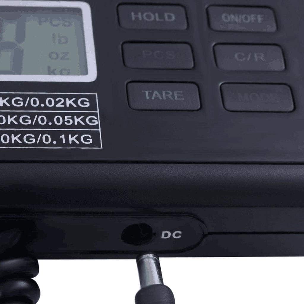 MDybf Báscula Digital for Cocina, báscula electrónica de 300Kg, báscula electrónica de Alta precisión, báscula Profesional for Paquetes de pesaje Postal