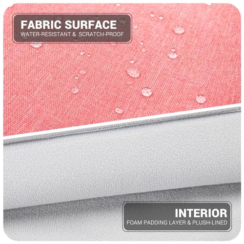 Mallette imperméable PC 14 15 pouces rose antichoc pour ordinateur