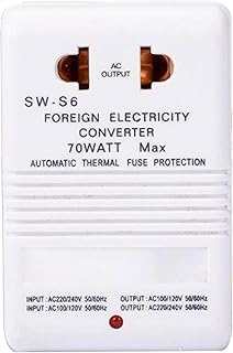 Voltage Converter, 70W Step-Up Step-Down Voltage Converter Dual Channel Transformer Universal Power Adapter 220V-110V 110V-220V World Travel Worldwide Plug Adapter - CA Plug
