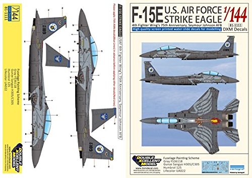 Amazon | DXMデカール DXM-81-1111 1/144 アメリカ空軍 F-15E