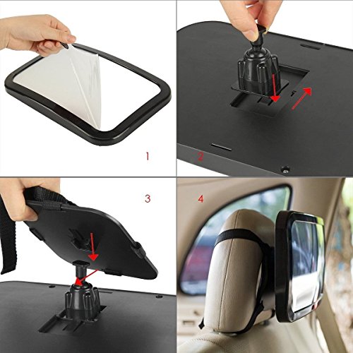 Gleading Specchio auto bambino, Specchio Sedile