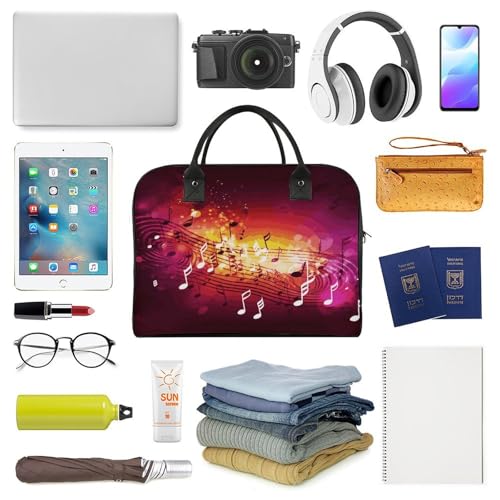 Maletín liviano para laptop unisex con diseño Music Notes miniatura 5