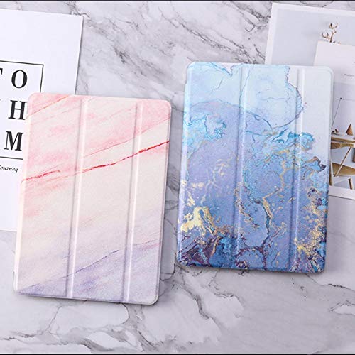 �嗝�Ε� iPad 9.7�C���` iPad 6 5 Air 2 �P�[�X ���� �w�ʓ��� �N���A �}�[�u���� �A�C�p�b�h 9.7 iPad6 iPad5 �J�o�[ ���f�B�[�X �O�܂� ������ (iPad6/iPad5/iPadAir/Air2, �u���[)