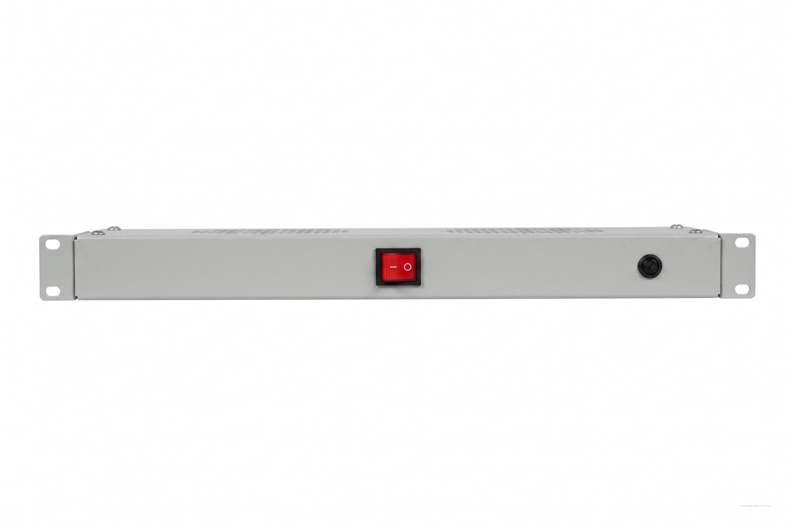 SABAJ M&D Unità di Ventilazione 2 Ventole con Termostato 19" 1U per Armadio Rack e Armadio di Rete – Profondità Regolabile – Cavo 1,8 m Incluso – Grigio RAL 7035