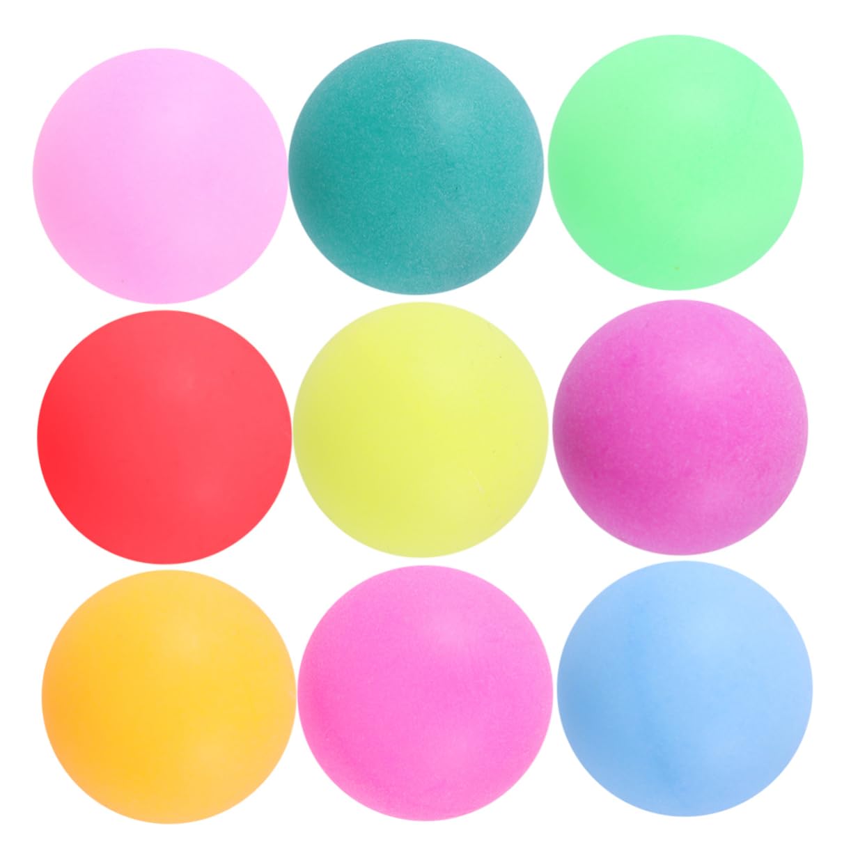 DINHEAROM 100pcs 40mm Pong Balls Colorful Table Tennis Balls for Party Games and Training