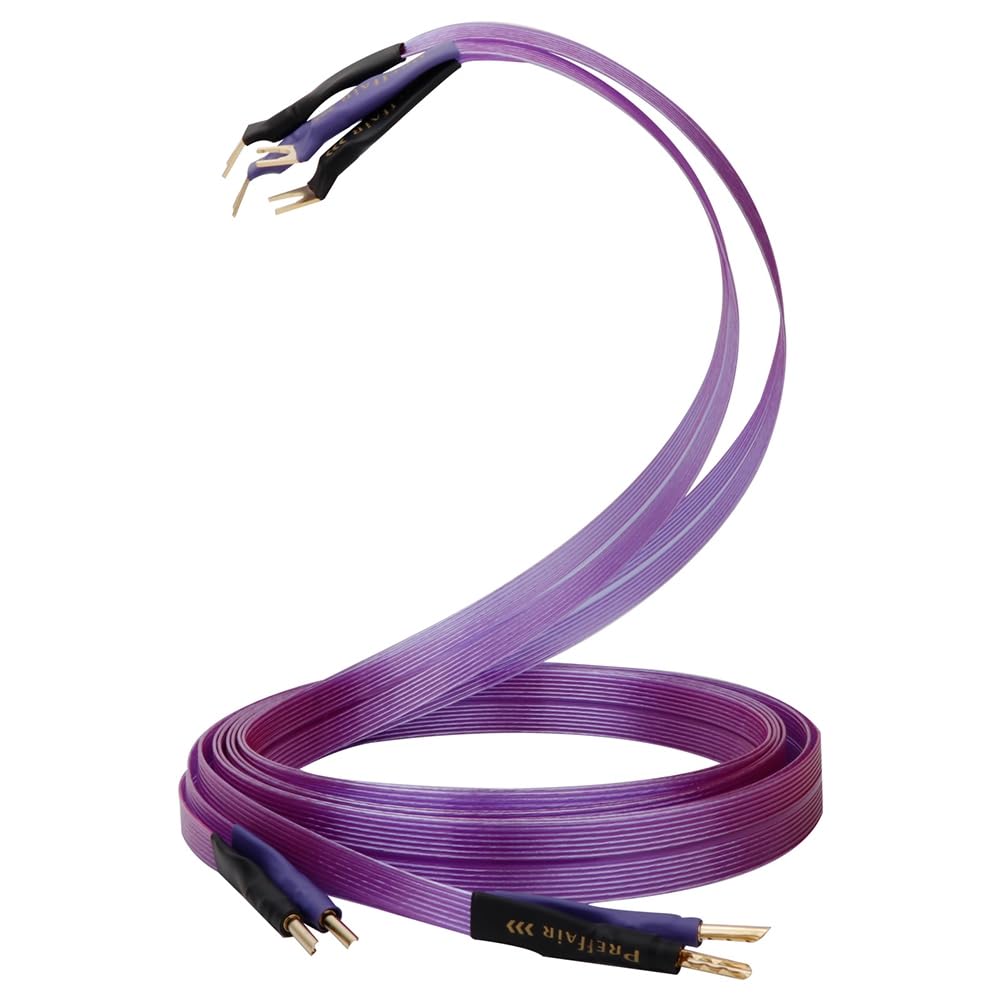 HiFi OCC kabel głośnikowy Hi-End pasek z czystej miedzi z ząbkowanymi wtyczkami bananowymi Y kabel wzmacniacz głośnika C