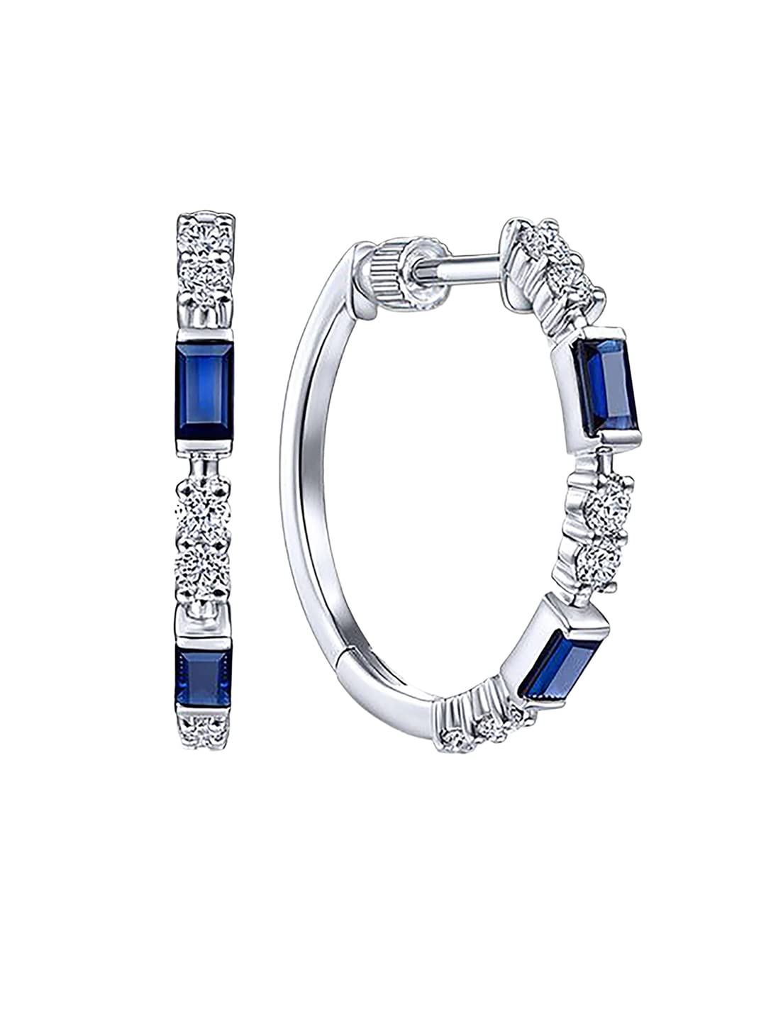 See full amazon price history chart for Yellow Chimes Diamond Hoop Earring with White and Blue Crystal silver -toned Glamour Spark Earring For Women & Girls Yellow Chimes Diamond Hoop Earring with White and Blue Crystal silver -toned Glamour Spark Earring For Women & Girls (B0B1VDF9F6) Amazon Price History, Amazon Price Tracker