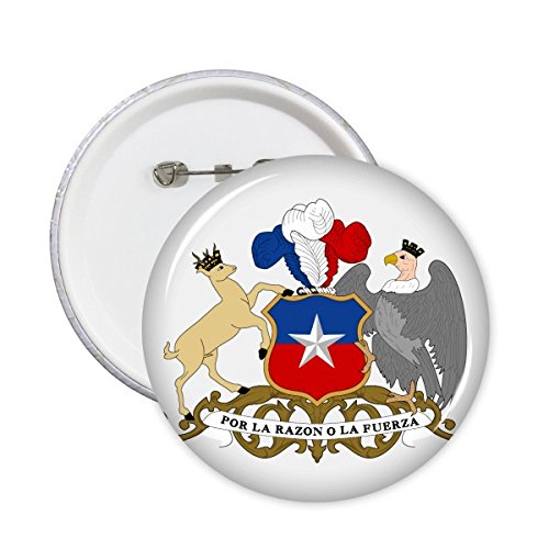 Badge rond Chili emblème country symbole mark motif de 5 pcs