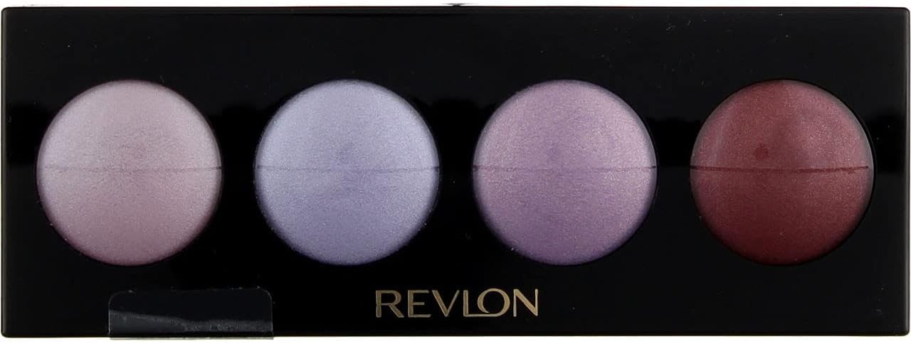 Revlon Crème Eyeshadow Palette, Illuminance Eye Makeup with Crease- Resistant Ingredients, Creamy Pigmented in Blendable Matte & Shimmer Finishes, 701 Wild Orchids, 0.12 Oz