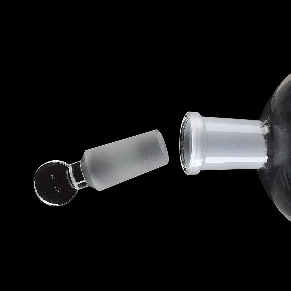 ChaRLes 500ml 24/40 pyriformes Borosilikatglas-Separator-Trichter Birnenform PTFE-Absperrhahn-Labor