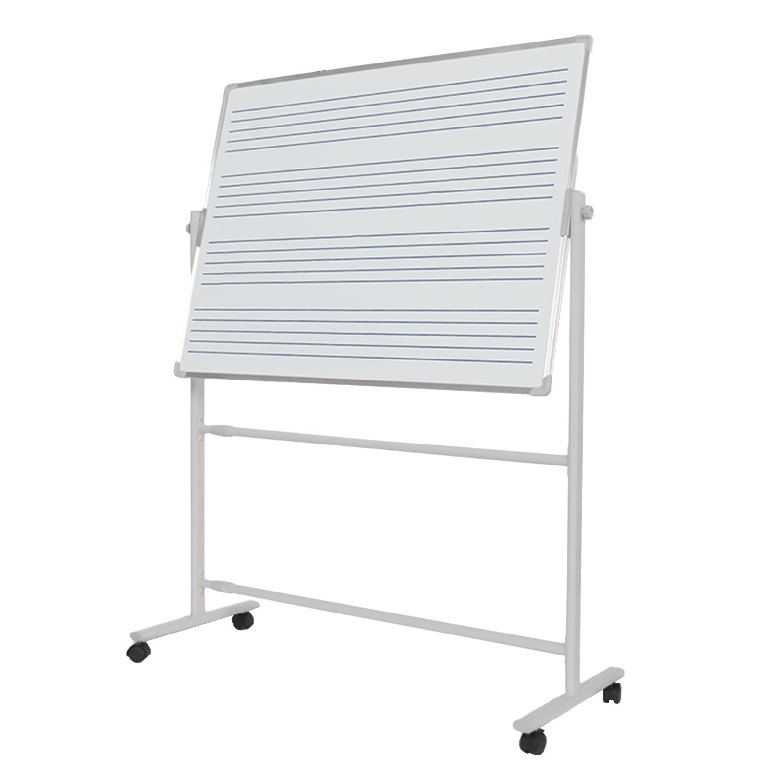 Dwustronna tablica suchościeralna – regulowana wysokość, tablica suchościeralna do nauczania w domu i szkole, idealna do kreatywnych i ningów (70 x 100 cm)