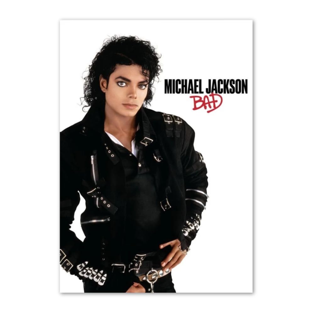Michael Jackson Bad Album Poster (A3)