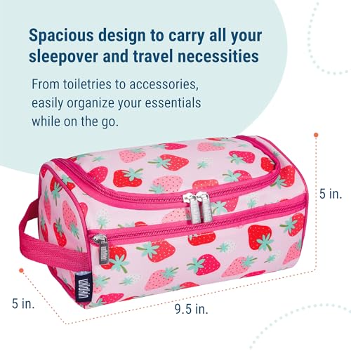 Image of Wildkin Toiletry Bag for Boys and Girls, Ideal for School, Weekend, or Overnight Travel
