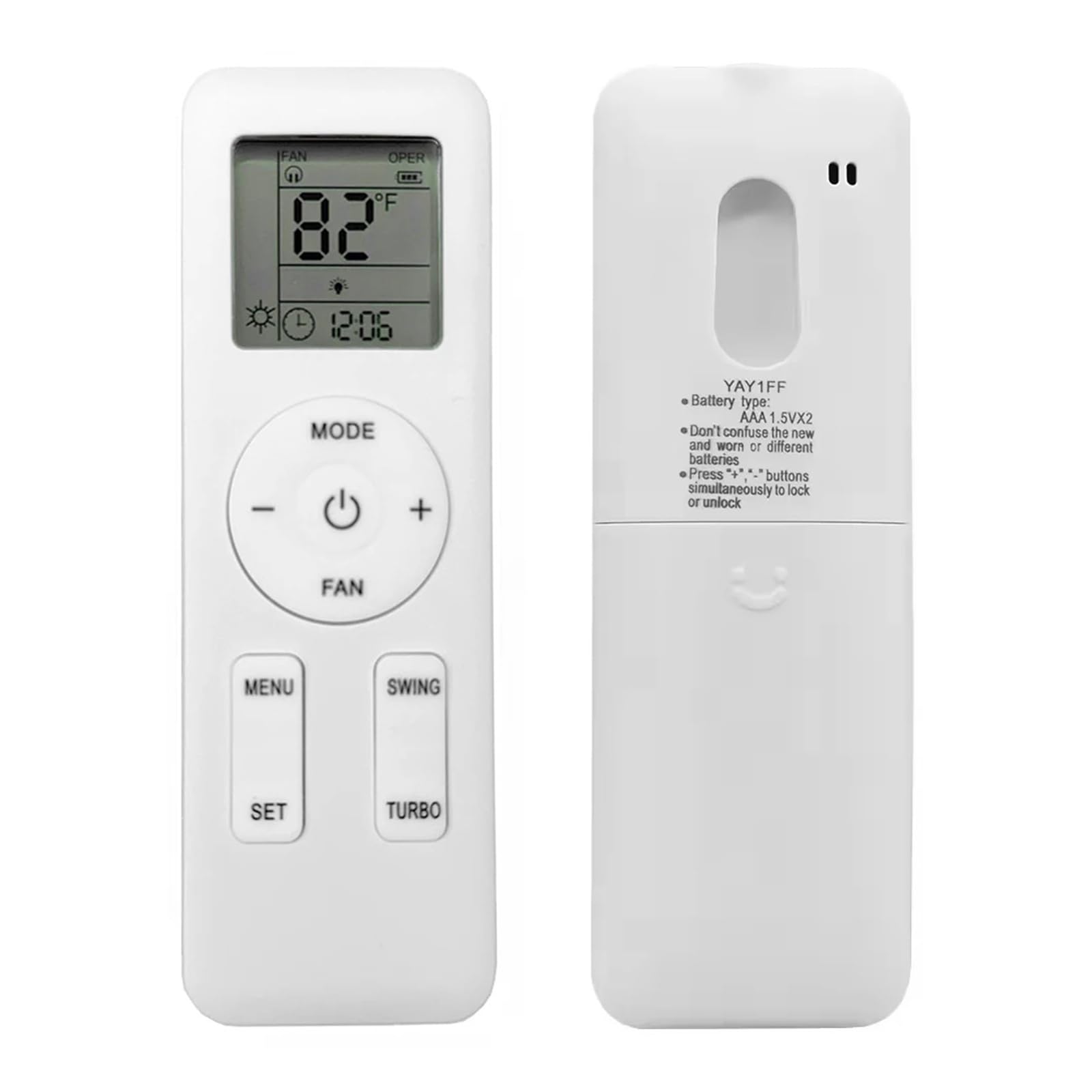Télécommande YAY1FF pour changer le boîtier de clim GREE cassé