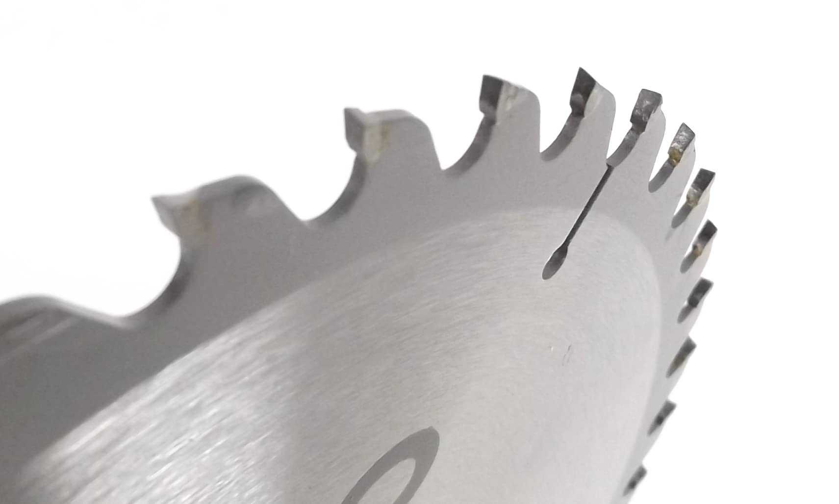 VERTO Lama per sega Widia 450 x 30 mm, 60 denti, spessore lama 2,5 mm, spessore denti 3,5 mm, tagli 30 x 16 mm, 30 x 20 mm, 30 x 25,4 mm, denti YG8A in carburo per legno e materiali in legno