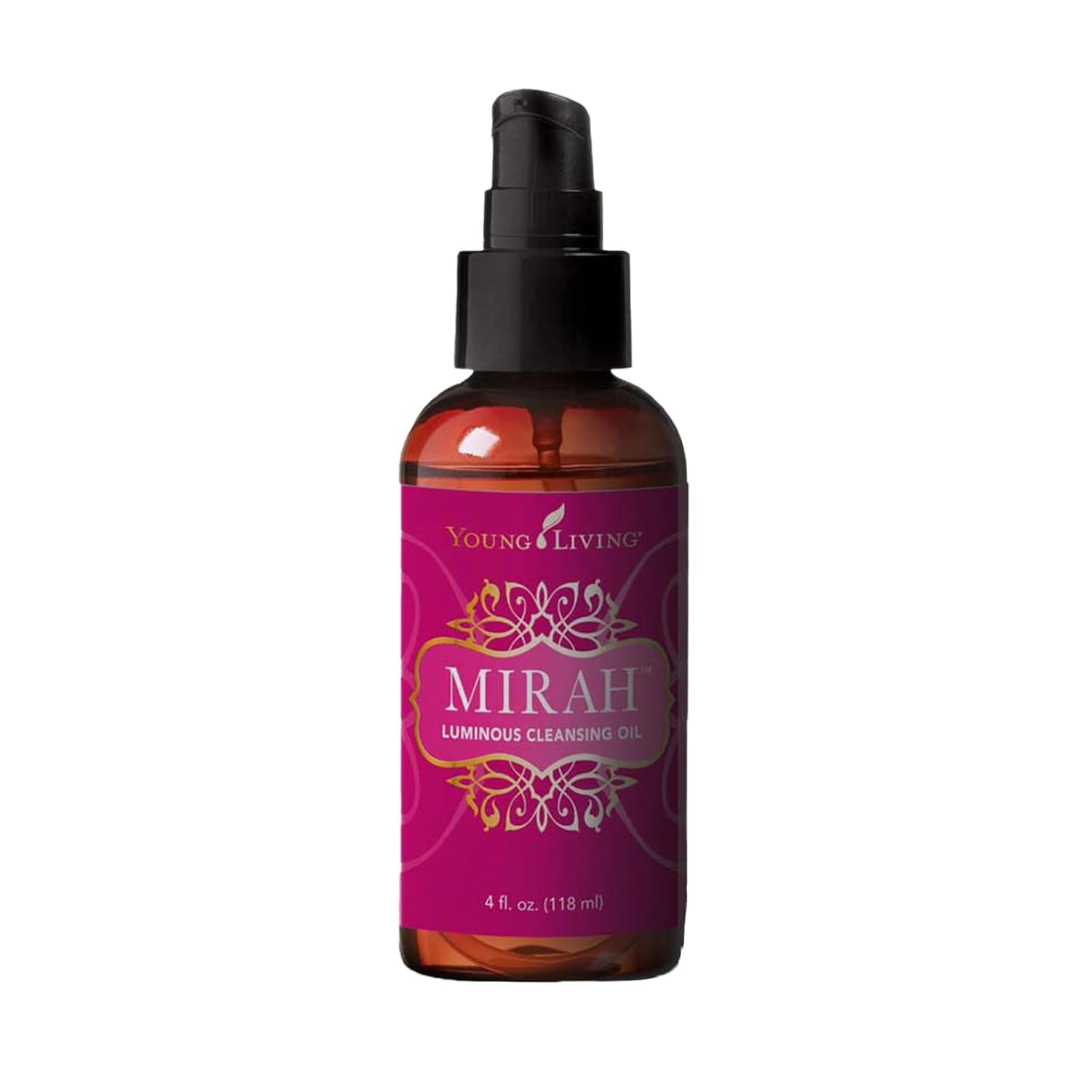 Young Living Mirah Luminous Cleansing Oil, 4 oz, Premium Essential Oils & Plant-Based Ingredients for Makeup Removal & Impurity, Gently Moisturizes & Softens Skin, Ideal for Dry or Sensitive Skin