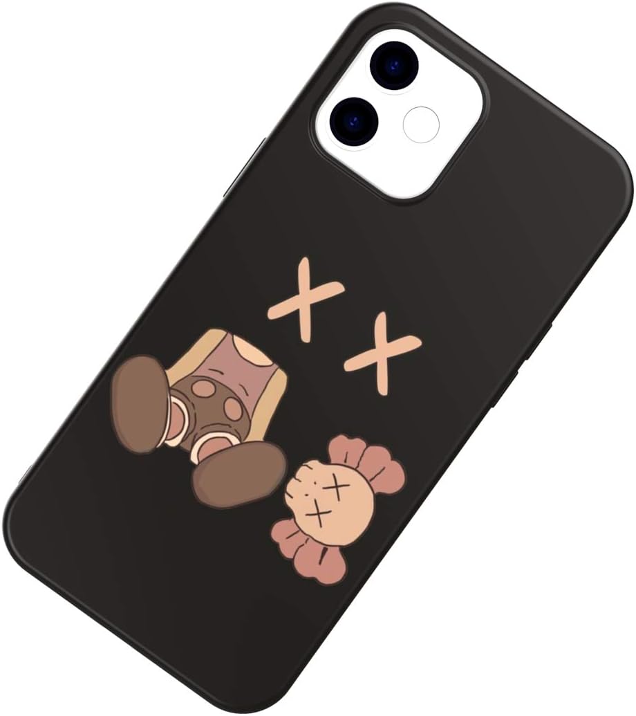 海外限定 カウズ Kaws Iphone 12mini ケース カバー マット感 スマホケース アイフォンケース アニメ フィギュア ソフト ストラップ かわいい かっこいい 滑り止め すり傷防止 柔軟 光沢感 衝撃吸収 Iphone 12mini ばつ5 Faz Co Zm