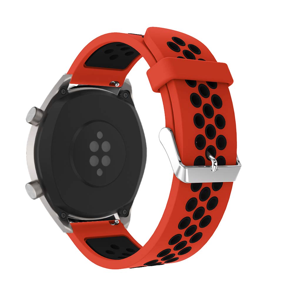 Correa de reloj de silicona compatible con Garmin Forerunner 245 Vivomove HR y Forerunner 645 8