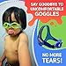 Frogglez Anti-Fog Swimming Goggles for Kids under 10 (Ages 3-10) Recommended by Parents; Premium Pain-Free Strap