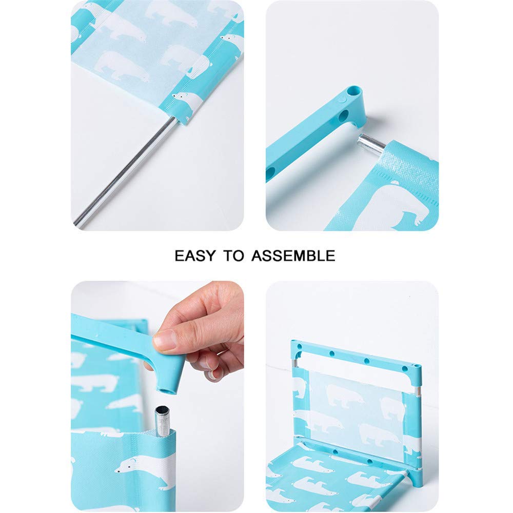 Zapateros de almacenamiento, organizador de estantes para zapatos simple de 3 a 4 niveles, extensible, de montaje rápido, para dormitorio de estudiantes, estante de acabado, azul, 3 estrellas de luz