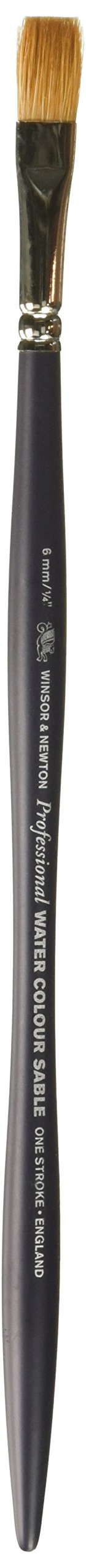 Winsor & Newton(1/4", One-Stroke) - and Artists Watercolour Sable Brush One Stroke 6mm (1/4")
