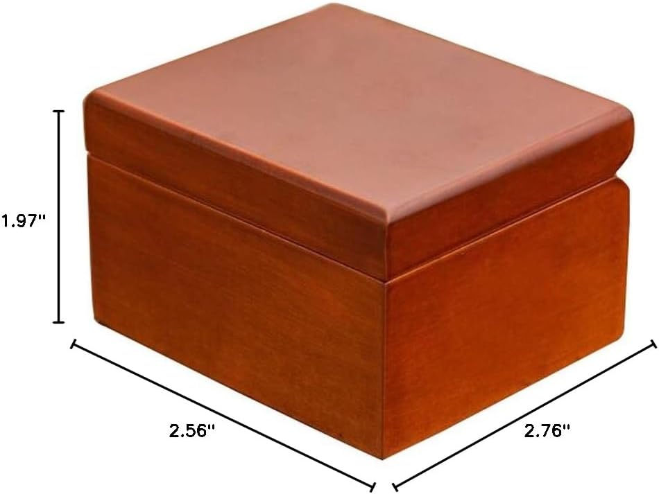 Wind-Up Wooden Music Box with Gold-Plating Movement in,Fur Elise,Brown