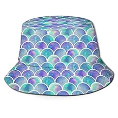 Mermaid Tail Scales Fish Scale Pattern Fisherman's Hat