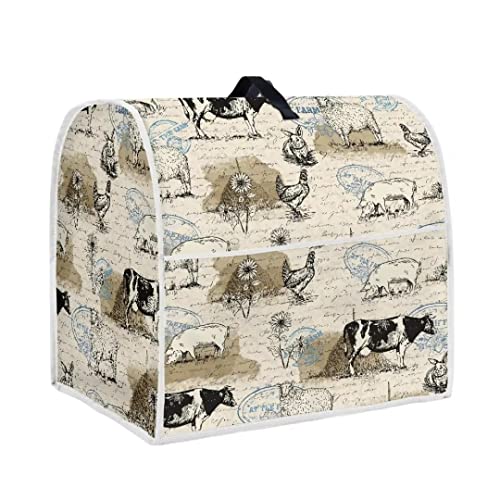 Hechitok Rabbit Kitchen Aid Mixer Cover Compatible with 6-8 Quart(17.1