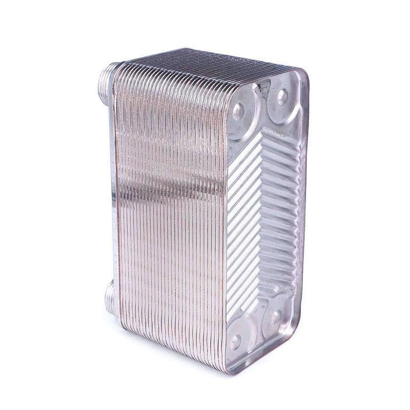 Generic 32 Plates Heat Exchanger Beer Wort Chiller Cooler 304 Stainless Steel for Home Brewing Beer