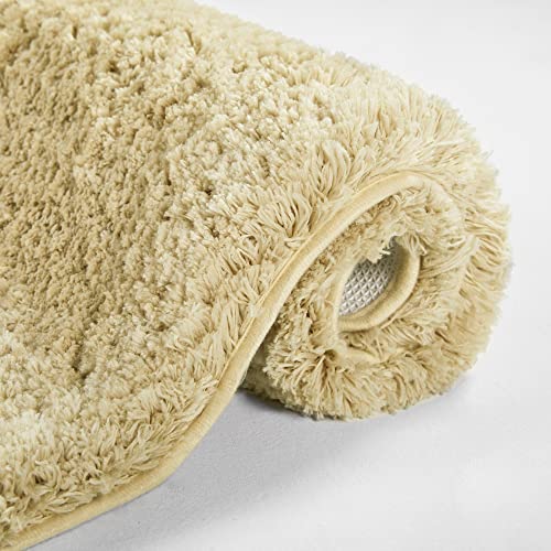 Deconovo Badvorleger rutschfest waschbare Badematte Shaggy Badezimmer Teppich Badematten &...