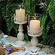 Sziqiqi Archaistische Eisenkerzenständer Romantische Hochzeit Eiserner Lampenschirm Kerzenständer Romantisches Abendessen Bei Kerzenlicht Kreative Kerzenständer Haus Deko Esstisch Kerzenständer, S+L
